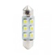 ΛΑΜΠΑΚΙΑ ΠΛΑΦΟΝΙΕΡΑΣ C5W/C10W 12V 0,48W SV8,5 36mm LED 6xSMD3528 ΚΙΤΡΙΝΟ BLISTER 2ΤΕΜ. M-TECH Πλαφονιέρας