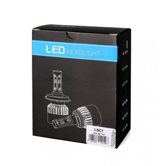 H1 LED SET C6 9-32V 6.500K 10.000lm 4 X 10W ΛΑΜΠΑ ΜΕ COB EPISTAR 1021 LED ΚΑΙ ΑΝΕΜΙΣΤΗΡΑΚΙ M-TECH - 2 ΤΕΜ. Λάμπες