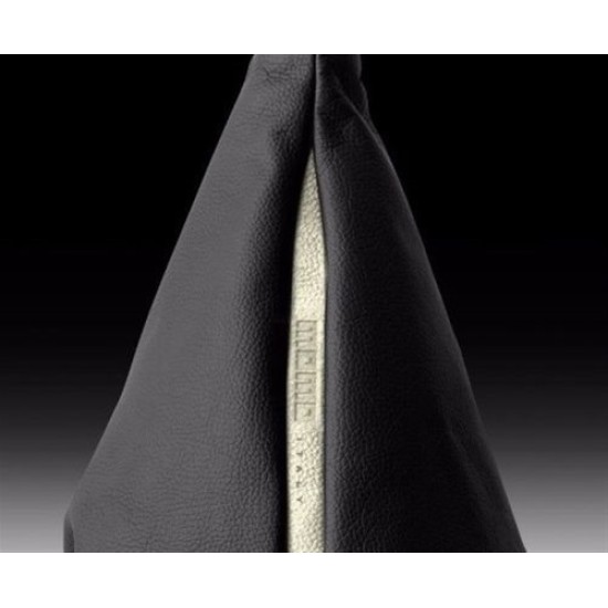 ΦΟΥΣΚΑ ΛΕΒΙΕ QUARK ΔΕΡΜΑ ΜΑΥΡΟ ΜΕ ΛΕΥΚΗ ΓΡΑΜΜΗ (26CM) MOMO - 1 ΤΕΜ. Φούσκες Ταχυτήτων