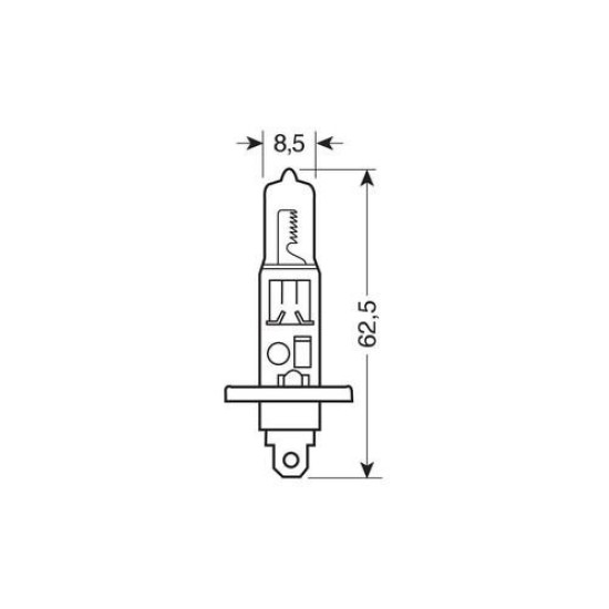 H1 12V 55W P14,5s Λάμπες
