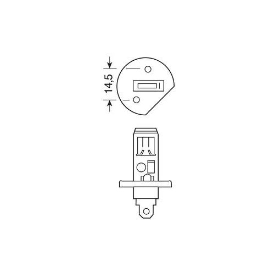 H1 12V 55W P14,5s Λάμπες