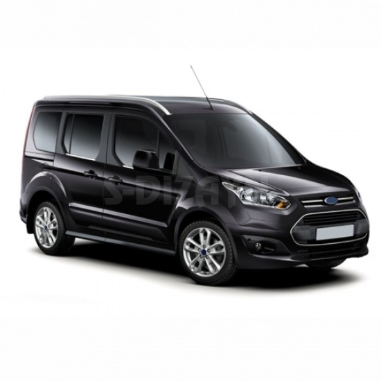 FORD TRANSIT CONNECT LAV 2015+ TRIM ΠΑΡΑΘΥΡΩΝ ΑΝΟΞ. ΑΤΣΑΛΙ ΧΡΩΜΙΟ - 4 ΤΕΜ. Πόρτες