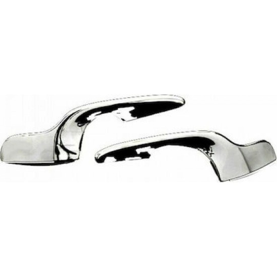 ΠΛΑΙΣΙΑ ΧΡΩΜΙΟΥ ΠΛΑΣΤΙΚΑ ΓΙΑ ΠΡΟΒΟΛΑΚΙΑ ΟΜΙΧΛΗΣ ΓΙΑ CITROEN C3 5D 2010+ - 2ΤΕΜ. Φανάρια