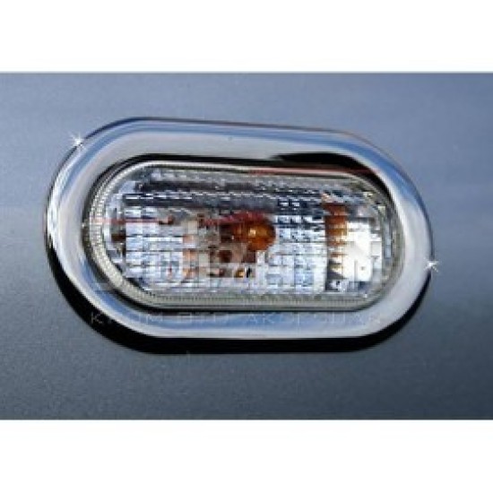 ΔΑΧΤΥΛΙΔΙ ΦΛΑΣ ΧΡΩΜΙΟ - 2 ΤΕΜ. ΓΙΑ VW CADDY MINI VAN 2004-2010 Φλας