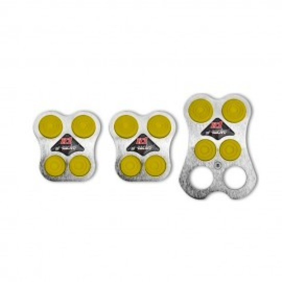 ΠΕΝΤΑΛ K1 ΑΛΟΥΜΙΝΙΟΥ ΧΡΩΜΙΟ/ΚΙΤΡΙΝΟ 3ΤΕΜ. Διεθνείς  Πεντάλ