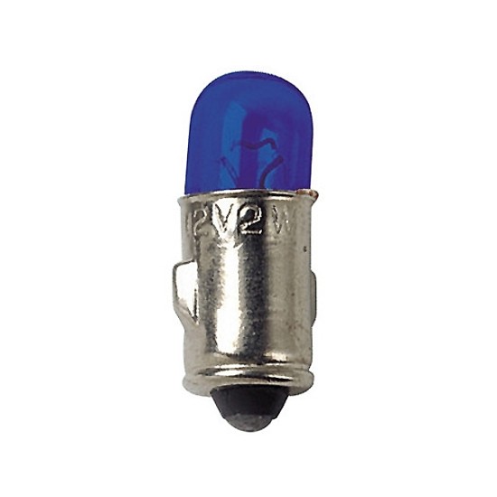 ΛΑΜΠΑΚΙΑ ΜΙΝΙΟΝ (J)12V/2W BA7s ΜΠΛΕ 21mm Με Κάλυκα
