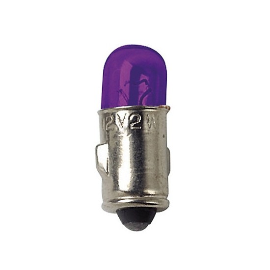 ΛΑΜΠΑΚΙΑ ΜΙΝΙΟΝ (J) 12V/2W BA7s ΜΩΒ 21mm Με Κάλυκα