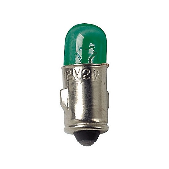 ΛΑΜΠΑΚΙΑ ΜΙΝΙΟΝ (J) 12V/2W BA7s ΠΡΑΣΙΝΑ Με Κάλυκα