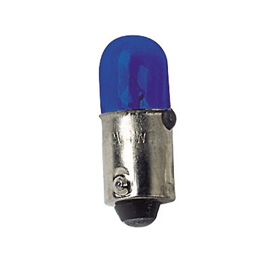 ΛΑΜΠΑΚΙΑ ΜΙΝΙΟΝ 12V T4W BA9s ΜΠΛΕ Με Κάλυκα