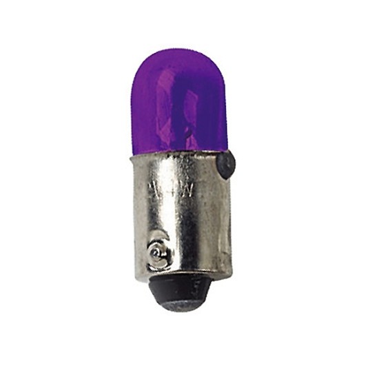 ΛΑΜΠΑΚΙΑ ΜΙΝΙΟΝ 12V T4W BA9s ΜΩΒ Με Κάλυκα