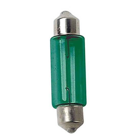 ΛΑΜΠΑΚΙΑ ΠΡΑΣΙΝΑ ΣΩΛΗΝΩΤΑ 12V/C5W 35mm Πλαφονιέρας