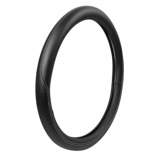 ΚΑΛΥΜΜΑ ΤΙΜΟΝΙΟΥ CLUB (L) 40/42 ΔΕΡΜΑΤΙΝΗ ΜΑΥΡΟ ΑΟΣΜΟ ECO-FRIENDLY Καλύμματα Τιμονιού