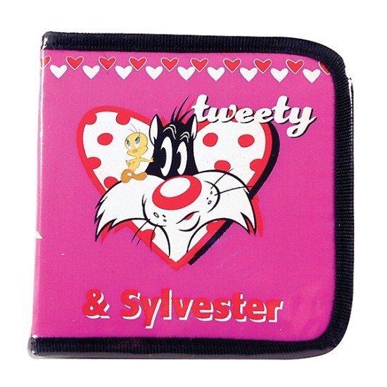 ΤΕΤΡΑΓΩΝΗ ΘΗΚΗ ΓΙΑ 24CDs TWEETY HEART Θήκες CD