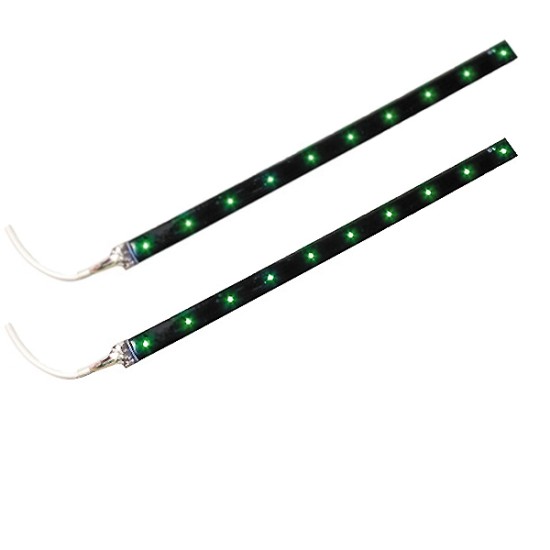ΤΑΙΝΙΑ ΜΕ 15 LED ΕΥΚΑΜΠΤΗ FLEX STRIP 40 CM 12V ΠΡΑΣΙΝΟ 2ΤΕΜ Ταινίες Φωτισμού