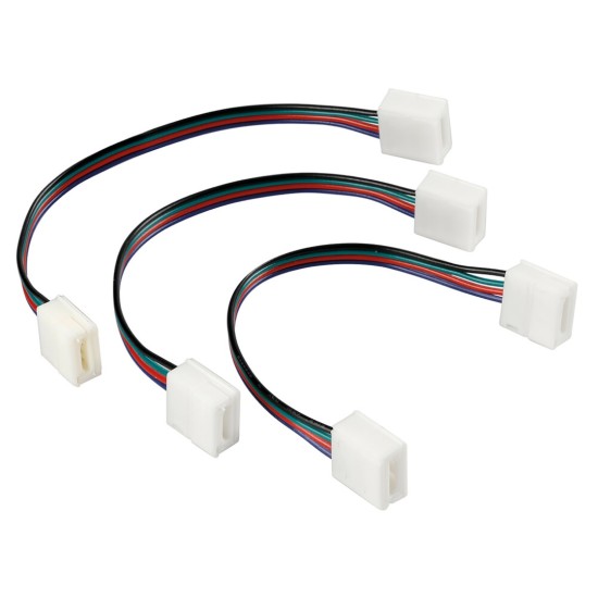 ΑΝΤΑΛΛΑΚΤΙΚΗ ΦΙΣΑ CONNECT-2 ΜΕ 4 PIN ΓΙΑ ΤΑΙΝΙΑ LED RGB 16cm 3 ΤΕΜ. Ταινίες Φωτισμού