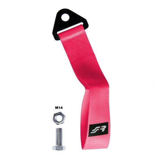 ΙΜΑΝΤΑΣ ΡΥΜΟΥΛΚΙΣΗΣ TOW STRAP 26cm 3000kg MAX ΡΟΖ Ρυμούλκηση