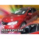ΑΝΕΜΟΘΡΑΥΣΤΕΣ ΓΙΑ NISSAN PULSAR 5D 2014R+(+OT) ΣΕΤ ΑΥΤΟΚΙΝΗΤΟΥ ΑΠΟ ΕΥΚΑΜΠΤΟ ΦΙΜΕ ΠΛΑΣΤΙΚΟ HEKO - 4 ΤΕΜ. ΑΝΕΜΟΘΡΑΥΣΤΕΣ