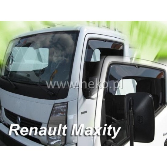 ΑΝΕΜΟΘΡΑΥΣΤΕΣ ΓΙΑ RENAULT MAXITY  / NISSAN CABSTAR 2007+ ΖΕΥΓΑΡΙ ΦΟΡΤΗΓΟΥ ΑΠΟ ΕΥΚΑΜΠΤΟ ΦΙΜΕ ΠΛΑΣΤΙΚΟ HEKO - 2 ΤΕΜ. Renault