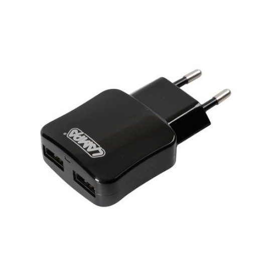 Φορτιστής Πρίζας 220V σε 2 USB 5V/1A Φορτιστές Σπιτιού