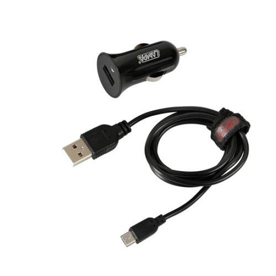 Καλώδιο Φορτισης USB για MICRO USB 100cm με αντάπτορα USB αναπτήρα Καλώδια