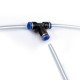 ΣΥΝΔΕΣΜΟΣ ΑΕΡΑ T-4 Τριπλός 8mm 13bar kg/cm Εργαλεία Πίεσης Αέρα