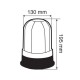 Φάρος RH-1 12V/24V Βιδωτός Πορτοκαλί 130x195mm Φάροι Αλογόνου