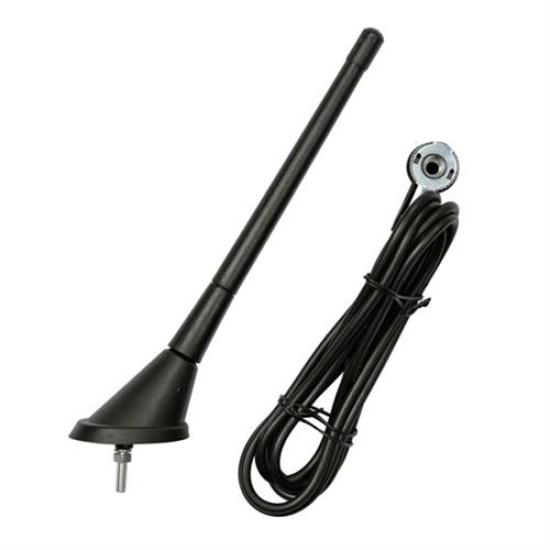 Κεραία Αυτοκινήτου UNIVERSAL 18cm με καλώδιο Κεραίες FM-AM-GPS