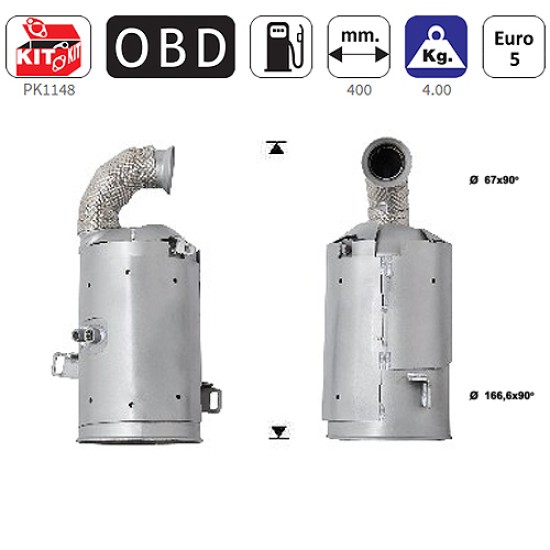 ΚΑΤΑΛΥΤΗΣ DIESEL CITROEN C3, DS3 / PEUGEOT 206+, 207, 208, 2008 1.4TD HDI DPF 1398cc 8HP-8HR-8HZ 2010-2015 Ολοκληρωμένοι Diesel