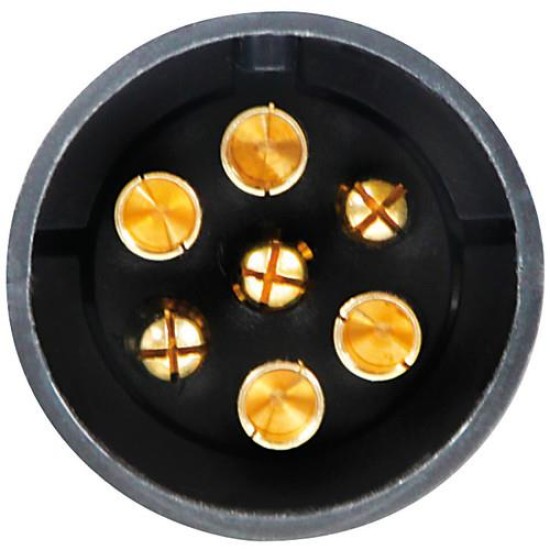 ΠΡΙΖΑ ΚΟΤΣΑΔΟΡΟΥ 12/24V MINI ΜΕ 13 ΦΙΣ ΑΡΣΕΝΙΚΟ ΣΕ 7 ΦΙΣ ΘΗΛΥΚΗ Καλωδίωση Τρέιλερ