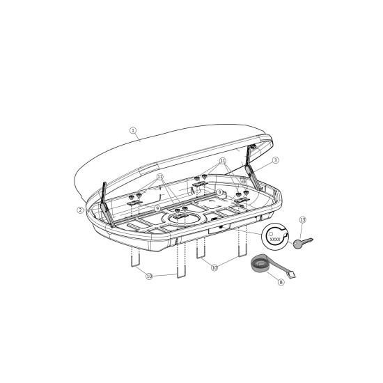 ΜΠΑΓΚΑΖΙΕΡΑ ΟΡΟΦΗΣ MARATHON 320 DARK ΣΕ ΜΑΥΡΟ ΧΡΩΜΑ ΜΕ ΜΑΤ ΕΛΑΦΡΩΣ ΑΝΑΓΛΥΦΗ ΥΦΗ MENABO - 1 ΤΕΜ. 320 Λίτρα