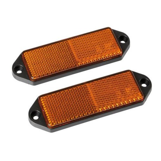 ΑΝΤΑΝΑΚΛΑΣΤΙΚΑ ΠΟΡΤΟΚΑΛΙ EURO-NORM 90x35mm 2ΤΕΜ Αντανακλαστικά
