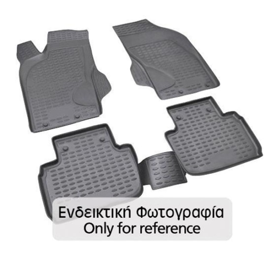 ΜΑΡΚΕ ΠΑΤΑΚΙ ΣΚΑΦΗ ΠΟΡΤ ΜΠΑΓΚΑΖ  ΓΙΑ LANDROVER DEFENDER 110 5D 2007+ (3Η ΣΕΙΡΑ ΚΑΘΙΣΜΑΤΩΝ) TPE ΛΑΣΤΙΧΟ ΣΕ ΑΝΘΡΑΚΙ ΣΚΟΥΡΟ ΓΚΡΙ ΧΡΩΜΑ NOVLINE  - 1 ΤΕΜ. Πατάκια Μαρκέ TPE