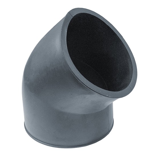 ΛΑΣΤΙΧΕΝΙΑ ΓΩΝΙΑ ΑΕΡΑ 45 ΜΟΙΡΩΝ Φ76-Φ45 Σύνδεσμοι Εισαγωγής Αέρα