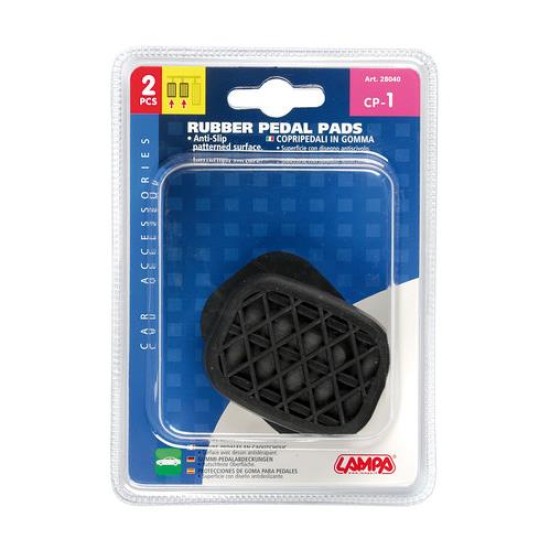ΑΝΤΙΟΛΙΣΘΗΤΙΚΑ ΠΑΠΟΥΤΣΑΚΙΑ ΠΕΝΤΑΛ ΦΡΕΝΟΥ/ΣΥΜΠΛΕΚΤΗ ΓΙΑ AUDI/FIAT/KIA/OPEL CP-1 - 2 ΤΕΜ. Παπουτσάκια Πεντάλ Αντιολισθητικά Μαρκέ