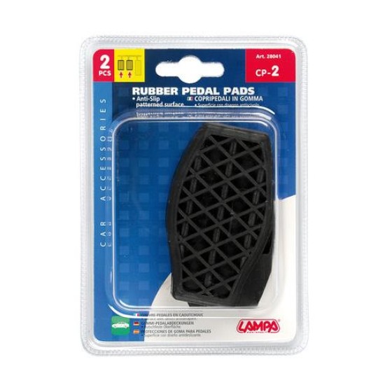 ΑΝΤΙΟΛΙΣΘΗΤΙΚΑ ΠΑΠΟΥΤΣΑΚΙΑ ΠΕΝΤΑΛ ΦΡΕΝΟΥ/ΣΥΜΠΛΕΚΤΗ ΓΙΑ ABARTH/ALFA ROMEO/FIAT/OPEL CP-2  - 2 ΤΕΜ. Παπουτσάκια Πεντάλ Αντιολισθητικά Μαρκέ