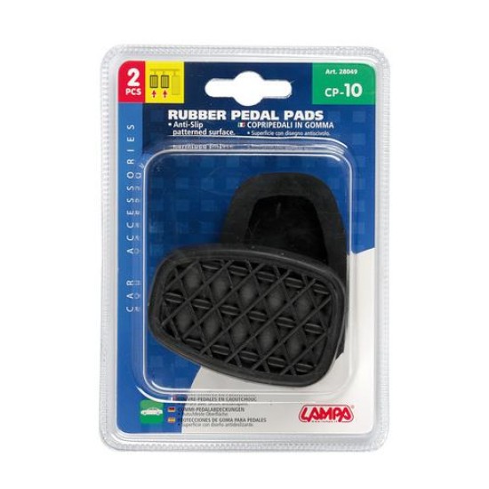 ΑΝΤΙΟΛΙΣΘΗΤΙΚΑ ΠΑΠΟΥΤΣΑΚΙΑ ΠΕΝΤΑΛ ΦΡΕΝΟΥ/ΣΥΜΠΛΕΚΤΗ ΓΙΑ ALFA  ROMEO/FORD/RENAULT CP-10  - 2 ΤΕΜ. Παπουτσάκια Πεντάλ Αντιολισθητικά Μαρκέ
