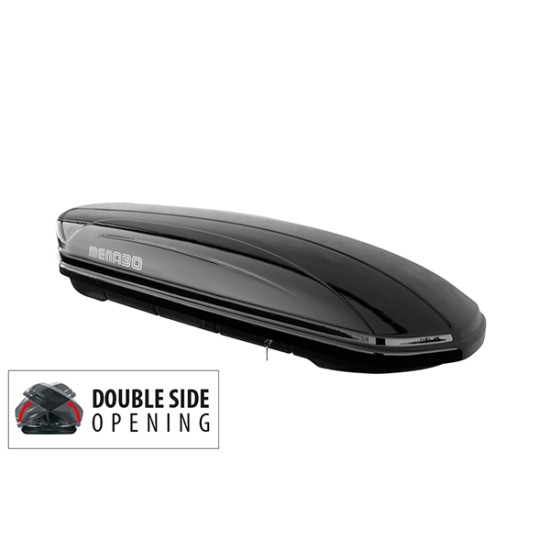 ΜΠΑΓΚΑΖΙΕΡΑ ΟΡΟΦΗΣ MANIA 460 DUO BLACK (ΜΑΥΡΗ/ΓΥΑΛΙΣΤΕΡΗ) MENABO 460 Λίτρα