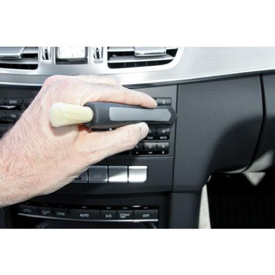 ΒΟΥΡΤΣΑΚΙ (ΠΙΝΕΛΟ) ΛΕΠΤΟΜΕΡΟΥΣ ΚΑΘΑΡΙΣΜΟΥ ΚΑΙ ΜΑΛΑΚΗ ΜΥΤΗ ΑΠΟ ΚΑΟΥΤΣΟΥΚ PRO GRIP 2in1 19cm Βούρτσες Σκουπάκια