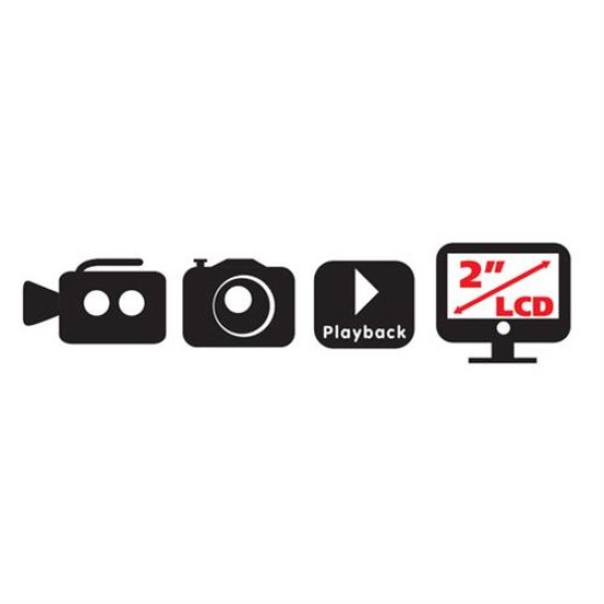 Κάμερα Sports ACTION-CAM1 Αδιάβροχη με οθόνη 720PIXEL 2,0 INCH LCD 60x32x42mm Action Cam