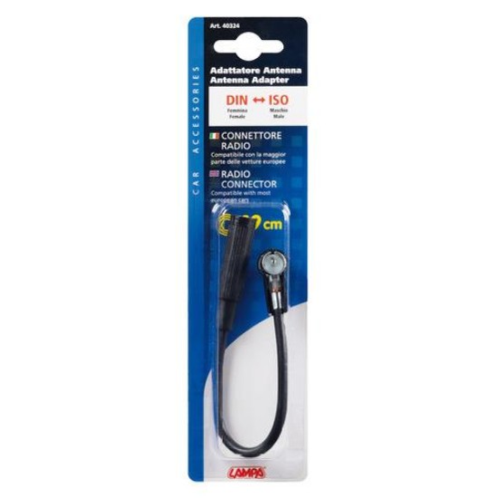 ΑΝΤΑΠΤΟΡΑΣ ΚΕΡΑΙΑΣ DIN/ISO (ΑΠΟ ΘΗΛΥΚΟ ΣΕ ΑΡΣΕΝΙΚΟ) 19cm Αντάπτορες Προεκτάσεις Κεραίας