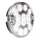 ΦΩΣ ΦΟΡΤΗΓΟΥ ΠΙΣΩ 12/24V 14LED ΔΙΑΦΑΝΟ ΣΤΡΟΓΓΥΛΟ 140mm 1ΤΕΜ. Εξωτερικά Οπίσθια Φώτα
