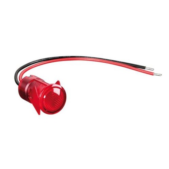 ΛΑΜΠΑΚΙ ΣΥΝΑΓΕΡΜΟΥ 12/24V 14mm ΚΟΚΚΙΝΟ Διακόπτες Ρελέ