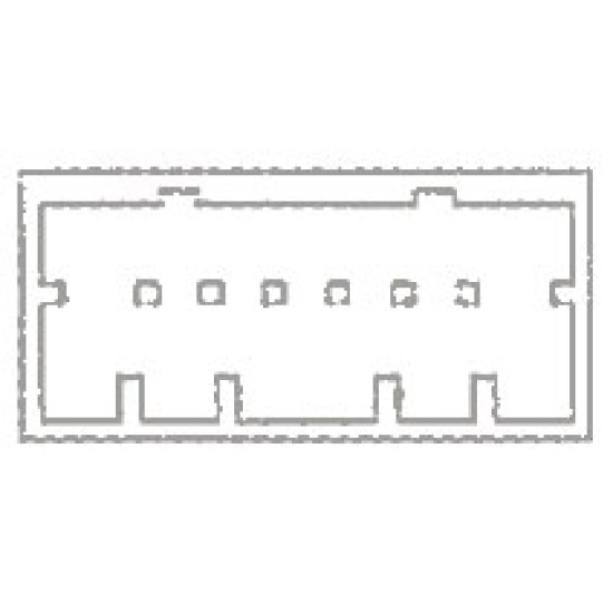 Διακόπτης για PEUGEOT 206  6 επαφών Μαρκέ Διακόπτες