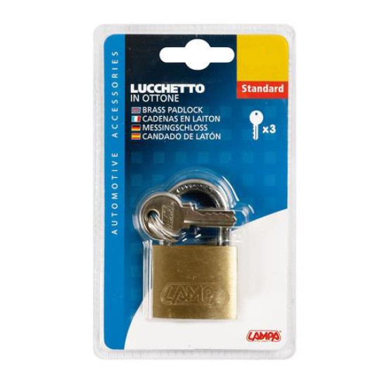 ΛΟΥΚΕΤΟ 40mm STANDARD ΜΕ 3 ΚΛΕΙΔΙΑ Αντικλεπτικές Συσκευές