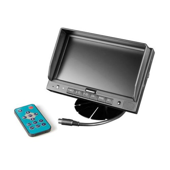 ΟΘΟΝΗ M1 180x120mm 7 ΙΝΤΣΕΣ 10-32V ΓΙΑ 1 ΚΑΜΕΡΑ ΚΑΙ 1 AUDIO Κάμερες και Απεικόνιση