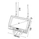 ΟΘΟΝΗ M4 180x120x57mm ΑΣΥΡΜΑΤΗ 7 ΙΝΤΣΕΣ 10-32V ΓΙΑ 4 ΚΑΜΕΡΕΣ ΚΑΙ 4 AUDIO Κάμερες και Απεικόνιση ΟΘΟΝΗ M4 180x120x57mm ΑΣΥΡΜΑΤΗ 7 ΙΝΤΣΕΣ 10-32V ΓΙΑ 4 ΚΑΜΕΡΕΣ ΚΑΙ 4 AUDIO Κάμερες και Απεικόνιση