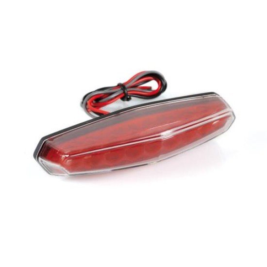 ΦΑΝΑΡΙ ΠΙΣΩ ΜΗΧΑΝΗΣ HIROX 12V 13LED 3 ΧΡΗΣΕΩΝ (ΦΩΣ ΘΕΣΕΩΣ/STOP/ΦΩΣ ΠΙΝΑΚΙΔΑΣ) ΚΟΚΚΙΝΟ  -1ΤΕΜ. Οπίσθια Φώτα