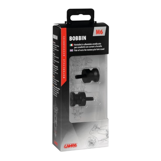 ΜΠΟΜΠΙΝΕΣ ΣΤΗΡΙΞΗΣ ΓΙΑ ΒΑΣΗ/ΚΑΒΑΛΕΤΑ/ΣΤΑΝΤ 6 Χ 1 mm (ΜΑΥΡΟ ΑΝΑΔΙΩΜΕΝΟ ΑΛΟΥΜΙΝΙΟ) - 2 ΤΕΜ. Σταντ