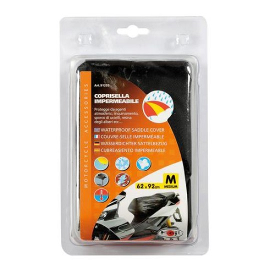 ΚΑΛΥΜΜΑ ΣΕΛΑΣ ΑΔΙΑΒΡΟΧΟ MOTO MEDIUM 62X92cm Καλύμματα Σέλας