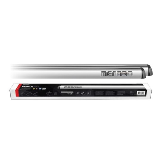 ΜΠΑΡΕΣ ΟΡΟΦΗΣ ΑΥΤΟΚΙΝΗΤΟΥ ΑΛΟΥΜΙΝΙΟΥ RACK SYSTEM PENTA 130 cm (XL) MENABO - 2 ΤΕΜ. Μπάρες Αλουμινίου